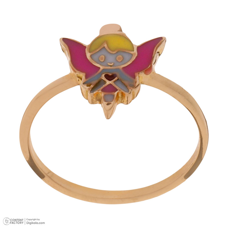 انگشتر طلا 18 عیار دخترانه میو گلد مدل R1377-45