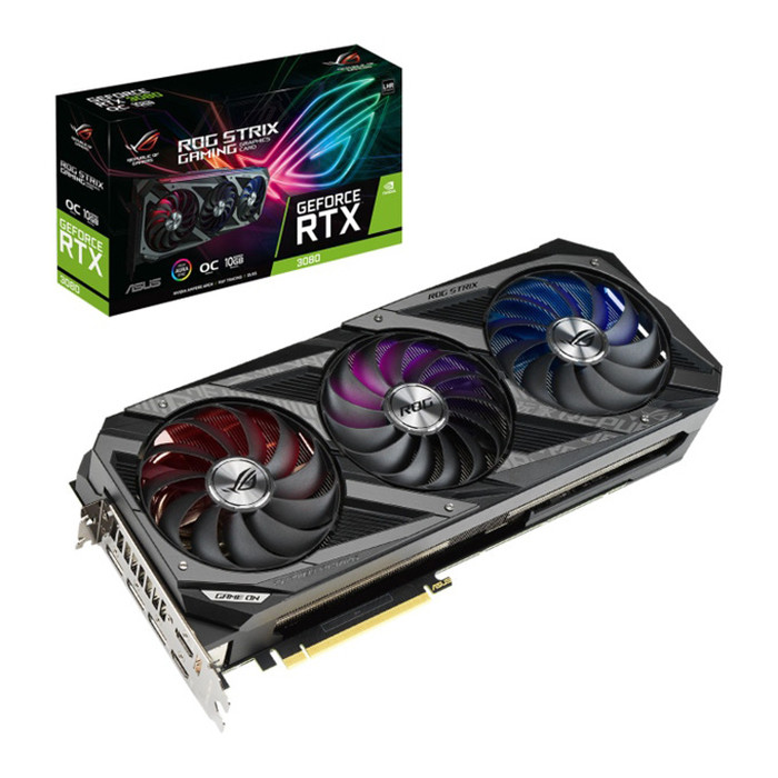 کارت گرافیک ایسوس مدل ROG Strix GeForce RTX 3080 V2 OC Edition 10GB GDDR6X
