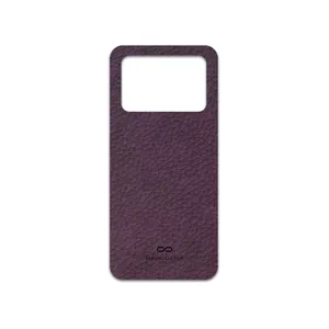 MAHOOT Purple-Leather Cover Sticker for Xiaomi Poco M4 Pro 4G