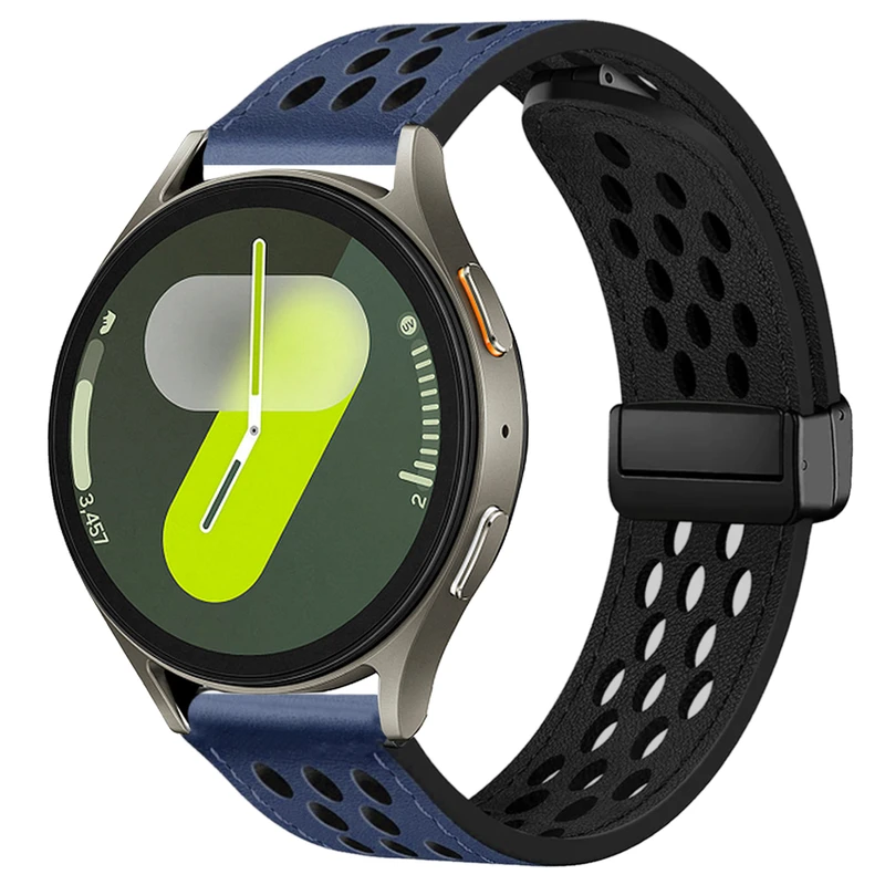 بند اسپریگ مدل Nk Leather magnet مناسب برای ساعت هوشمند سامسونگ Galaxy Watch 4 44mm / 5 44mm / 6 44mm / 7 44mm