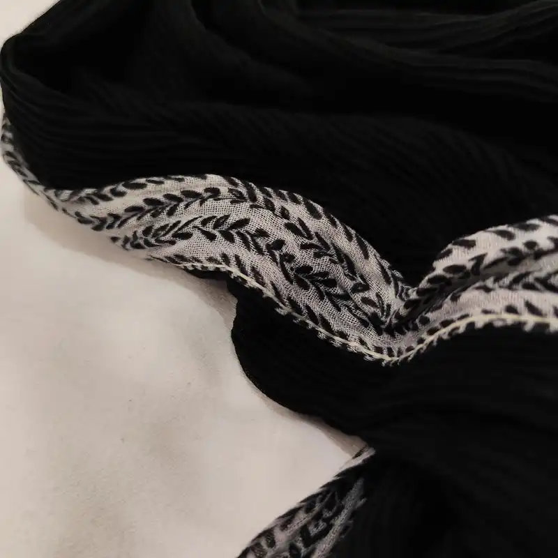 شال زنانه مدل دورگان گندم