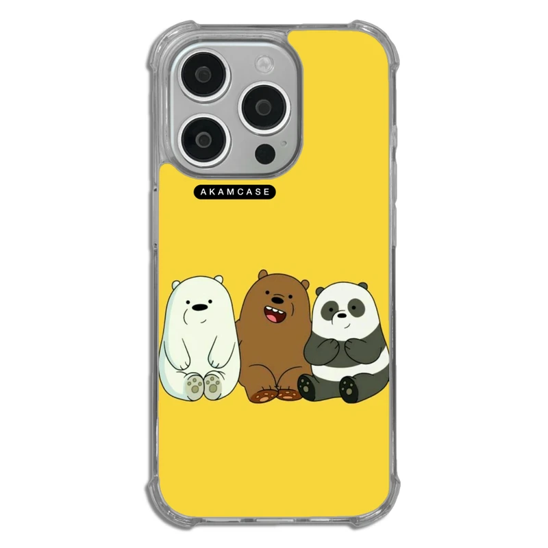 کاور آکام مدل AMCWTA15PRO-BARE BEAR6 مناسب برای گوشی موبایل اپل iPhone 15 Pro