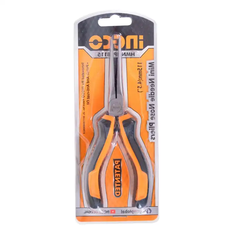 انبر دم باریک اینکو مدل HM-NN-P-08115 سایز 4.5 اینچ