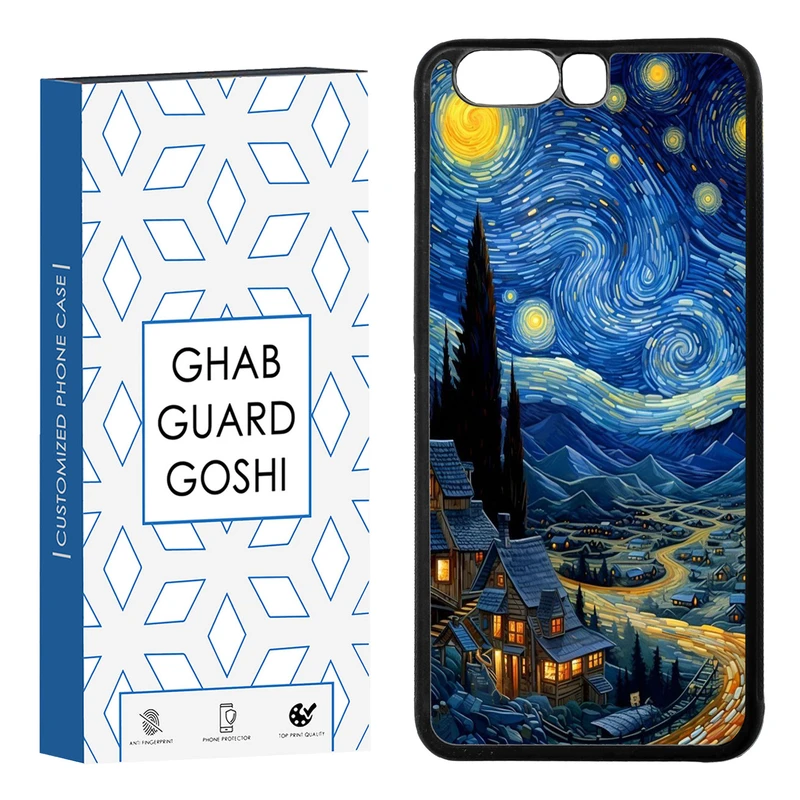 کاور قاب گارد گوشی طرح ونگوگ کد TPU-069 مناسب برای گوشی موبایل هوآوی Huawei P10