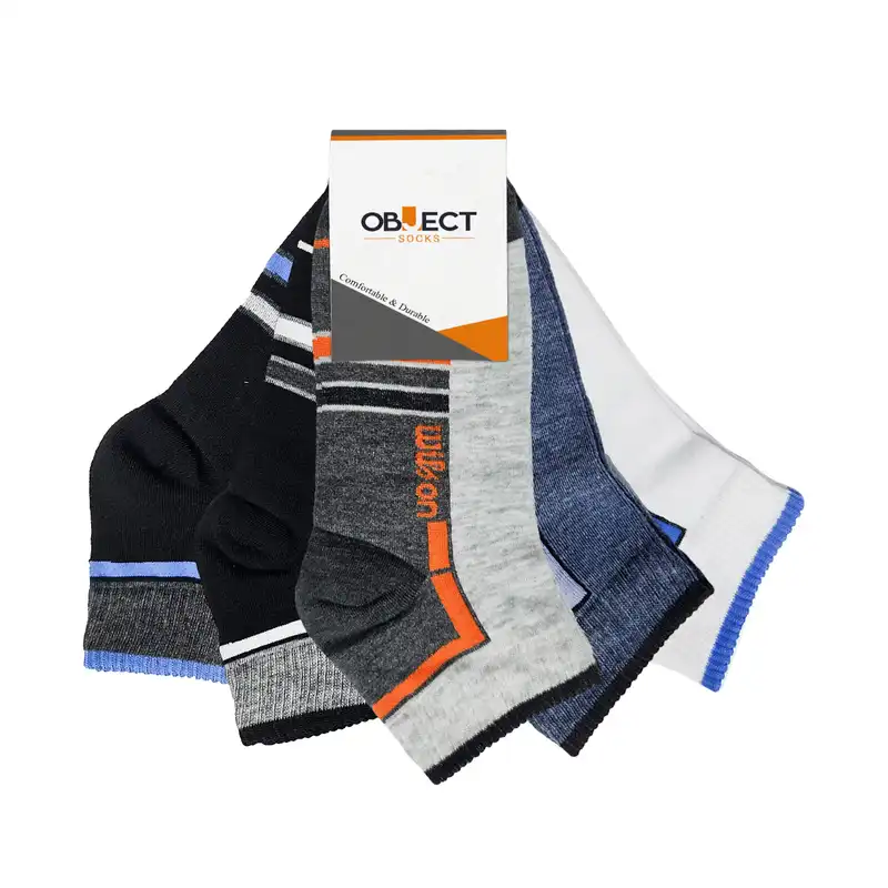 جوراب ورزشی مردانه مدل ABJ-55555-m5 مجموعه 5 عددی