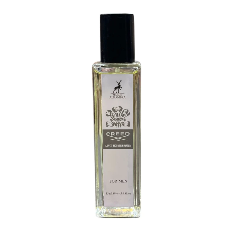 عطر جیبی مردانه الحمبرا مدل CREED با رایحه تلخ حجم ۳۵ میلی لیتر