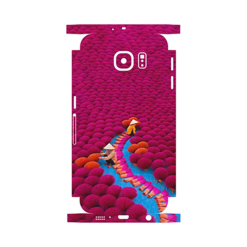 برچسب پوششی ماهوت مدل Vietnam Incense Wood Farms-FullSkin مناسب برای گوشی موبایل سامسونگ Galaxy S6