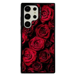 AKAM AMC-WSGS23U-FLOWERS-35 Cover For Samsung Galaxy S23 Ultra