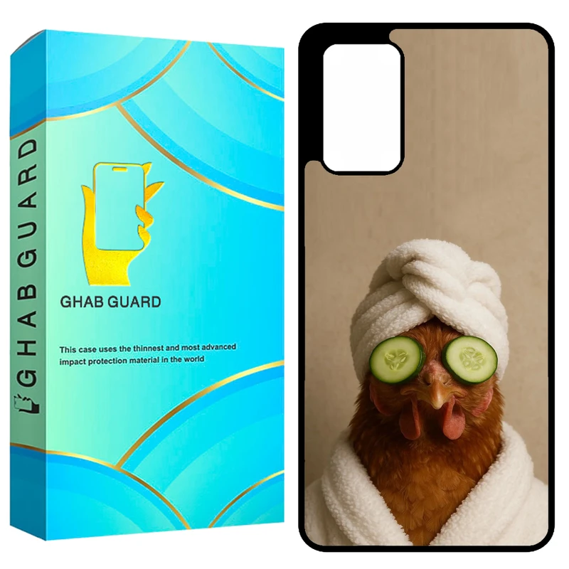 کاور قاب گارد طرح مرغ اسپا مدل GCHPA72 مناسب برای گوشی موبایل سامسونگ Galaxy A72 4G