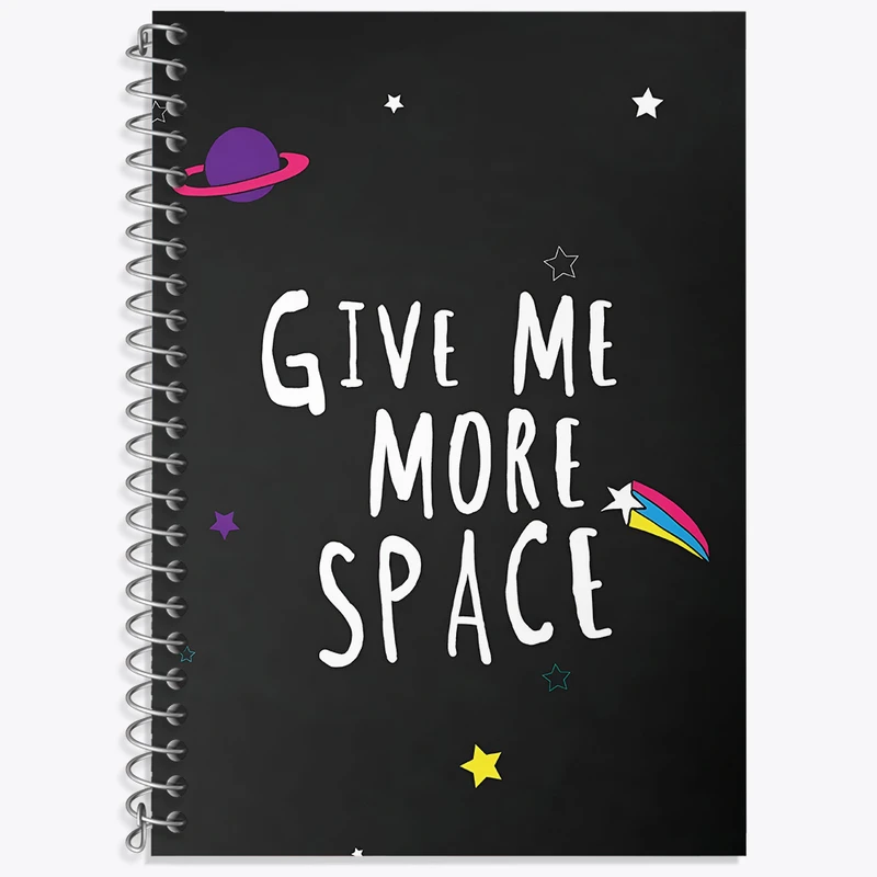 دفتر زبان 50 برگ خندالو مدل سه خط طرح انگیزشی کد N3221