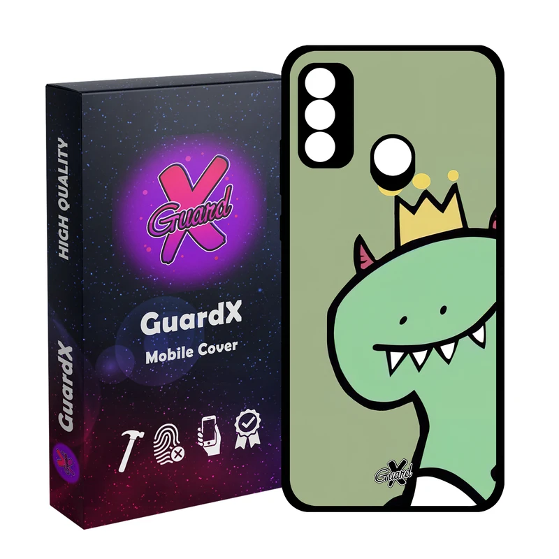 کاور گارد ایکس طرح نقاشی مدل Glass10463 مناسب برای گوشی موبایل هوآوی Y8S