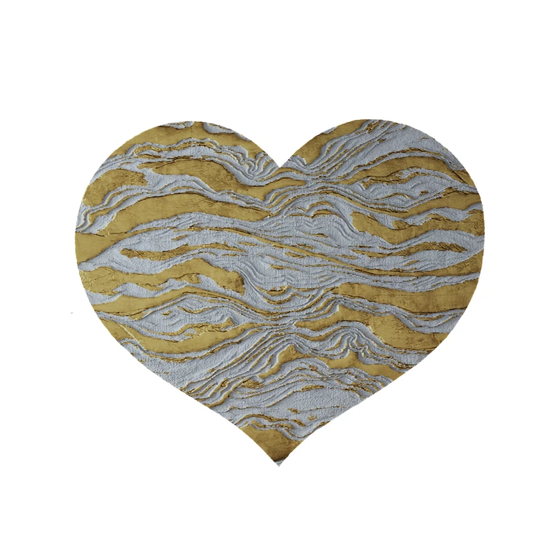  پادری مدل قلب طرح کلاسیک کد 8813 سایز 90x90 سانتی متر