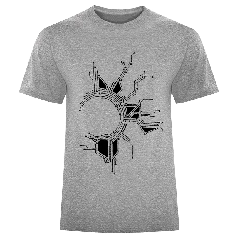 تی شرت آستین کوتاه مردانه مدل انتزاعی 608