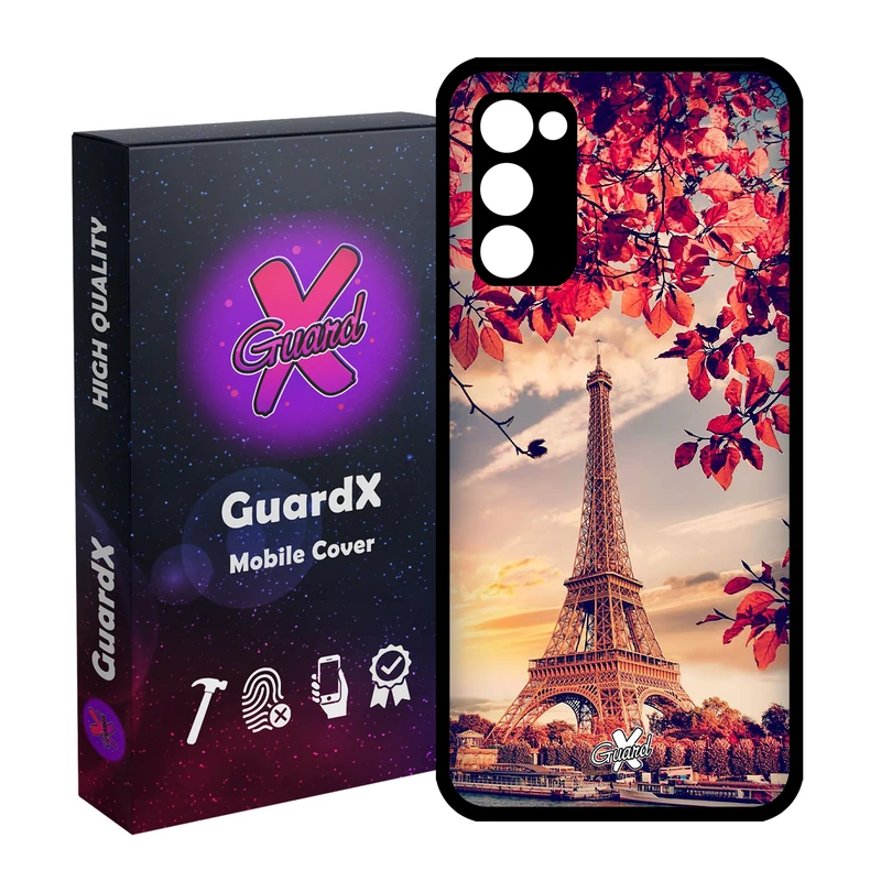 کاور گارد ایکس طرح Eiffel Tower مدل Glass10125 مناسب برای گوشی موبایل سامسونگ Galaxy S20 FE