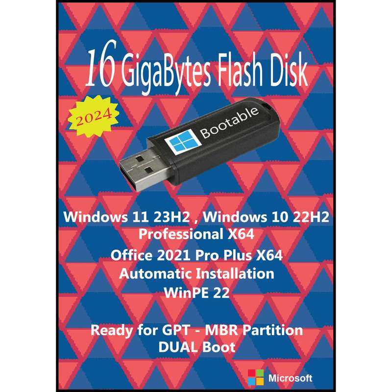 سیستم عامل Windows 11 23H2 , 10 22H2 Pro X64 - Office 2021 نشر مایکروسافت سیستم عامل Windows 11 23H2 , 10 22H2 Pro X64 - Office 2021 نشر مایکروسافت