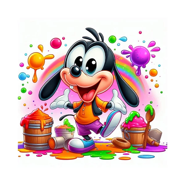 استیکر پارچه و لباس پاد آفرین طرح کارتونی کد 892