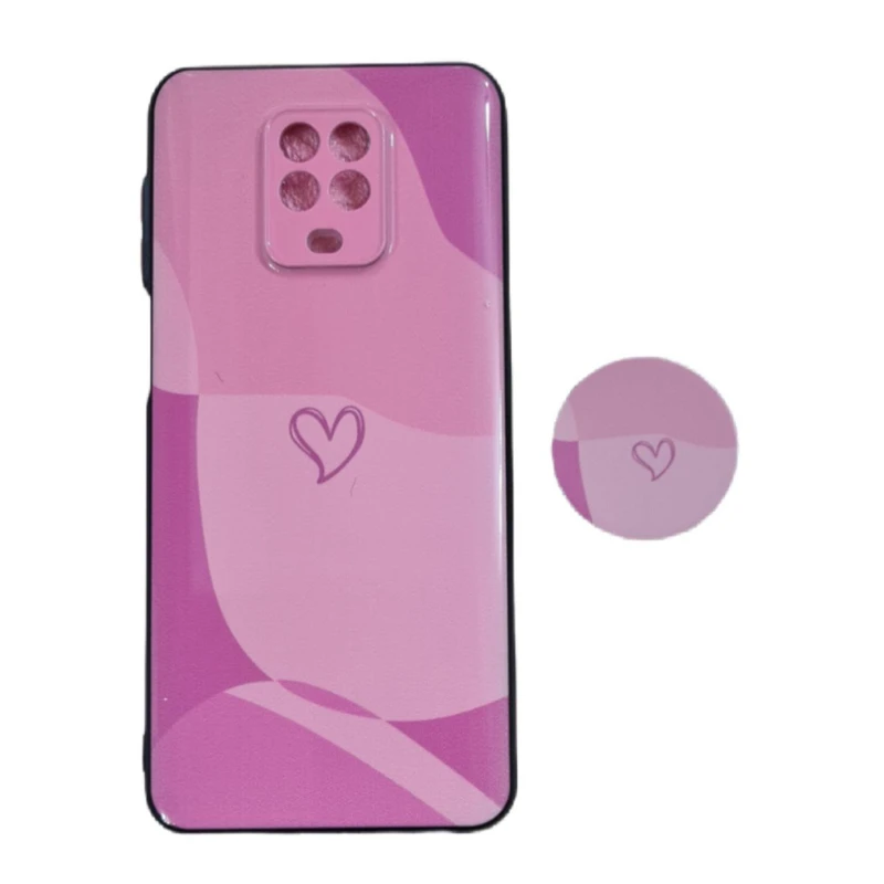 کاور طرح دخترانه کد 948 مناسب برای گوشی موبایل شیائومی Redmi Note 9s / 9 Pro به همراه پاپ سوکت
