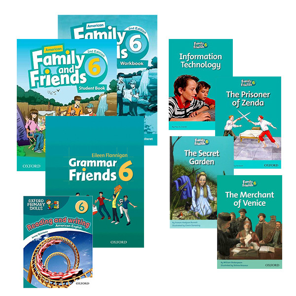 کتاب Family and Friends 6 اثر Naomi Simmons انتشارات آکسفورد 8 جلدی