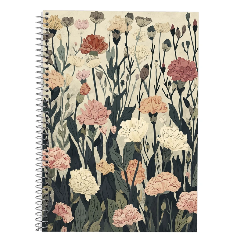 دفتر زبان 50 برگ مدوپد طرح گل کد DF13767