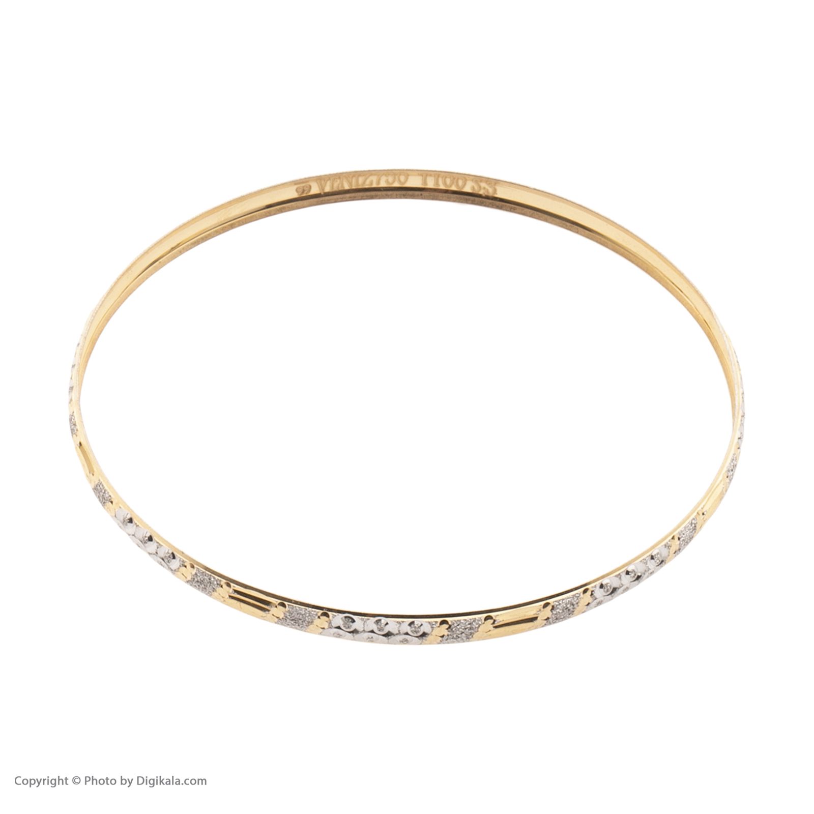 دستبند طلا 18 عیار زنانه مدیسا مدل B3016 -  - 4