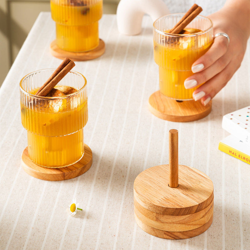 زیر لیوانی مدل 02S بسته ۶ عددی به همراه استند زیر لیوانی مدل 02S بسته ۶ عددی به همراه استند