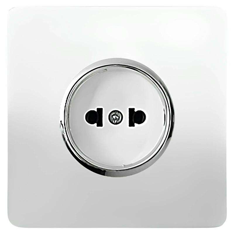 پریز صنایع آسیا الکتریک مدل کریستال WHI-SLV بسته 10عددی پریز صنایع آسیا الکتریک مدل کریستال WHI-SLV بسته 10عددی