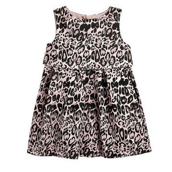 پیراهن دخترانه نکست مدل مجلسی استین حلقه ای