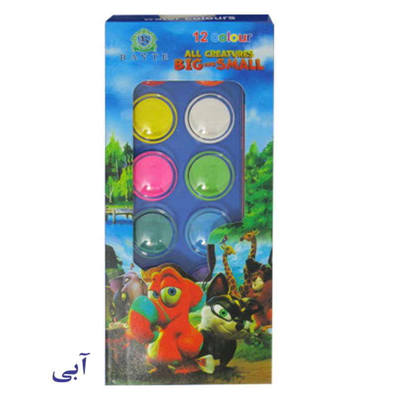 آبرنگ 12 رنگ بایت مدل REN