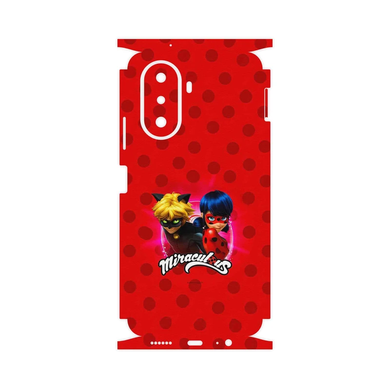 برچسب پوششی ماهوت مدل Ladybug and Cat Noir-FullSkin مناسب برای گوشی موبایل هوآوی Nova Y70 Plus
