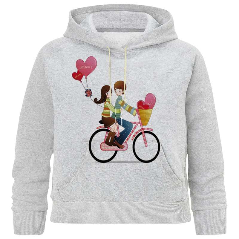 هودی دخترانه مدل دوچرخه کد M 8