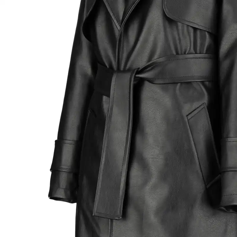 کت چرم زنانه السانا مدل  نیلاس کد 165401