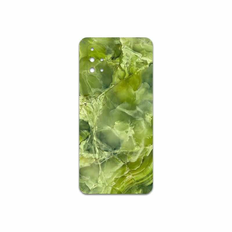 برچسب پوششی ماهوت مدل Green-Crystal-Marble مناسب برای گوشی موبایل سامسونگ Galaxy M31S