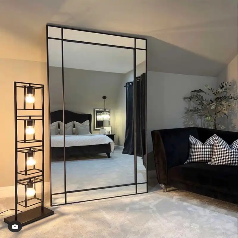 آینه مدل قدی چوبی طرح نسیم w-160