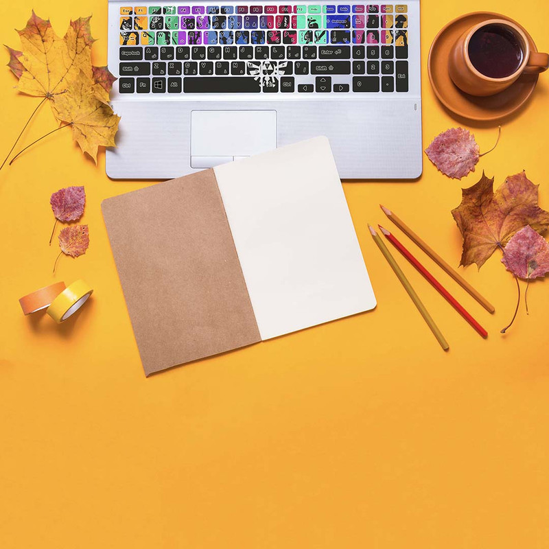 برچسب حروف فارسی کیبورد مدل Gaming کد K-133 