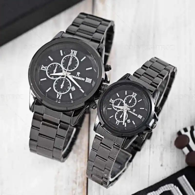 ست ساعت مچی عقربه ای زنانه و مردانه مدل Cit_m01