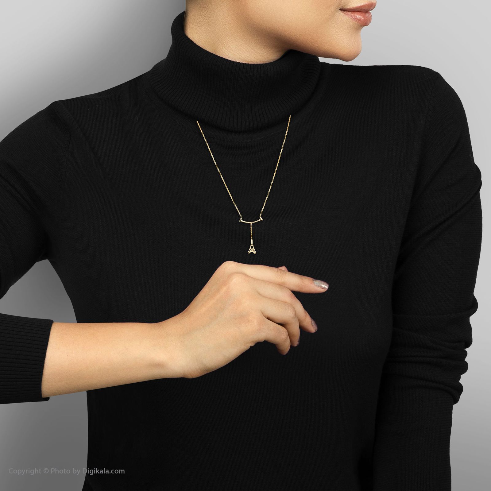 گردنبند طلا 18 عیار زنانه مایا ماهک مدل MM1083 -  - 6