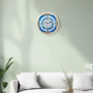 ساعت دیواری مدل کاشی سنتی کد 02030