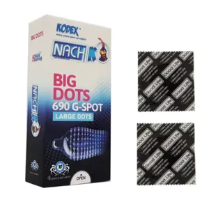 کاندوم گودلایف مدل Super Delay مجموعه 2 عددی به همراه کاندوم ناچ کدکس مدل بیگ داتس بسته 10 عددی