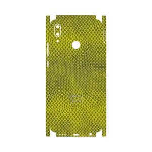 MAHOOT Yellow Snake Skin-FullSkin Cover Sticker for Huawei Y9 2019
