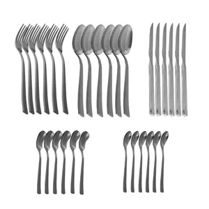 سرویس قاشق و چنگال 30 پارچه فلورانس مدل والرین