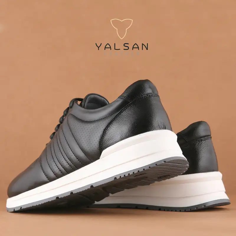 کفش روزمره زنانه چرم یلسان مدل لوندر کد Msk-634-GN