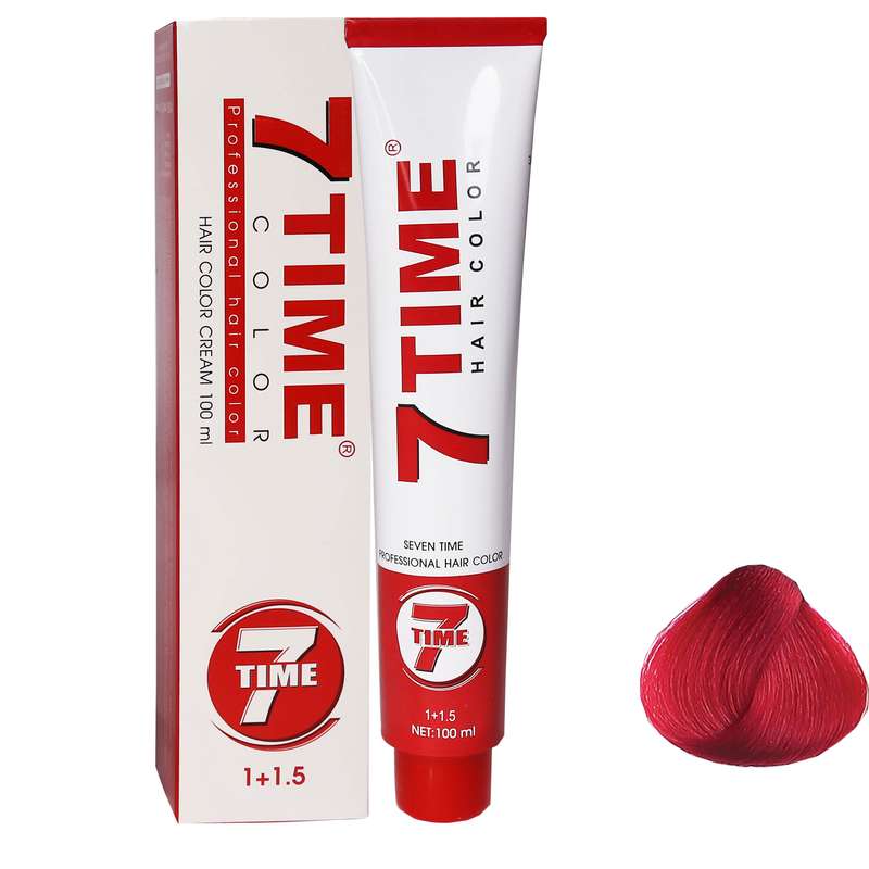 رنگ مو سون تایم  شماره E15 سری واریاسیون  حجم 100 میلی لیتر رنگ واریاسیون قرمز