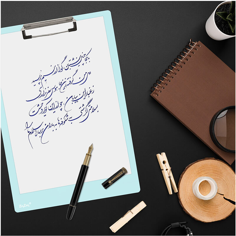 تخته شاسی زیگ زاگ مدل وایت برد طرح اسب تک شاخ کد 7269 سایز A4