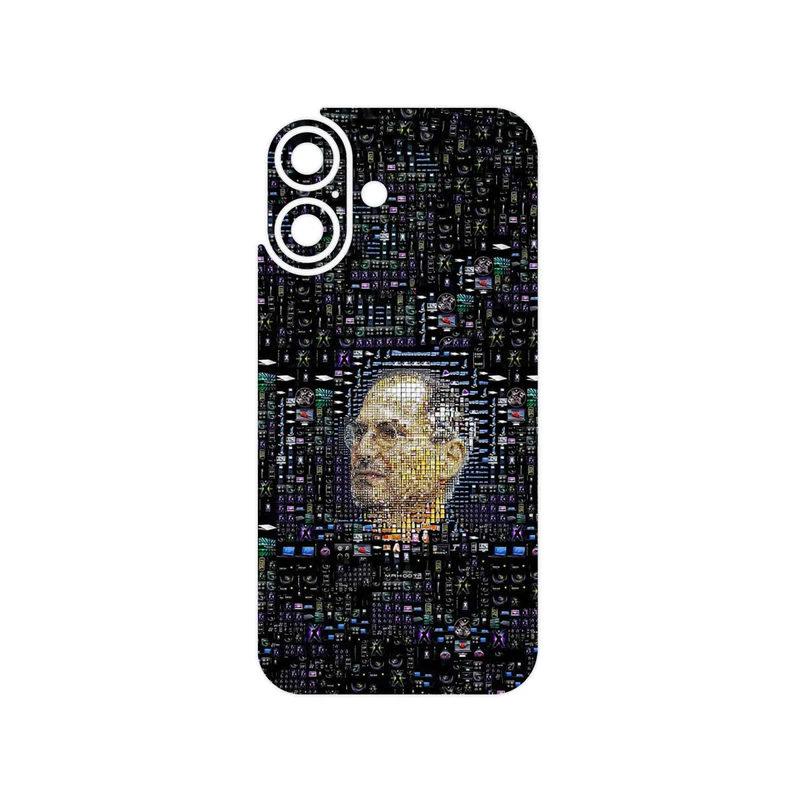 برچسب پوششی ماهوت مدل Collage of Steve Jobs 2 مناسب برای گوشی موبایل اپل iPhone 16