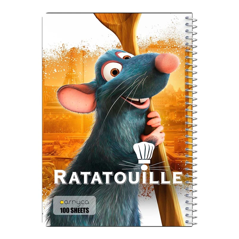 دفتر مشق 100 برگ سیمی کارنیکا طرح راتاتوی Ratatouille کد 15769