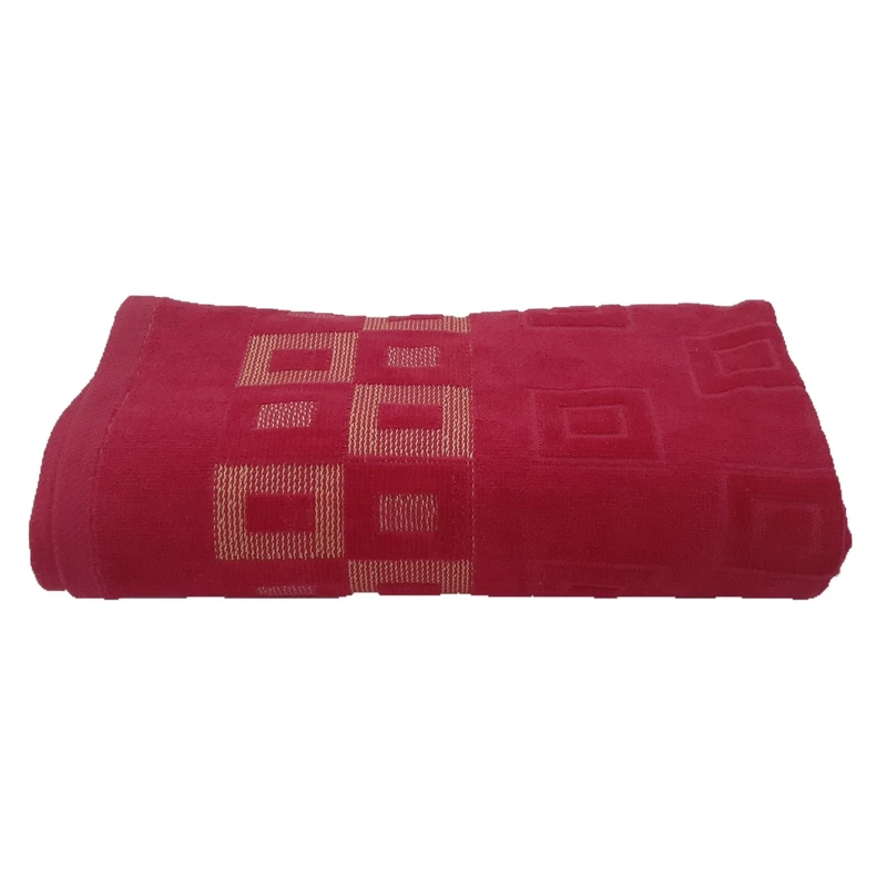 حوله حمام طرح هندسی سایز 70×130 سانتی متر