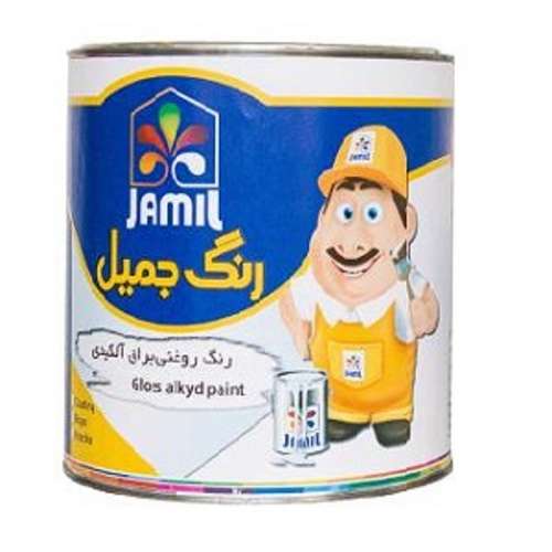 رنگ روغنی براق زرد جمیل مدل ساختمانی کد 232 حجم 1 لیتر