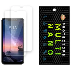 Multi Nano X-S2N Model Transparent Screen Protector Suitable For Xiaomi Redmi Note 6 Pro Mobile Phone Pack Of 2