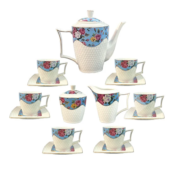 سرویس چای خوری 17 پارچه 6 نفره اوتات مدل G15-002