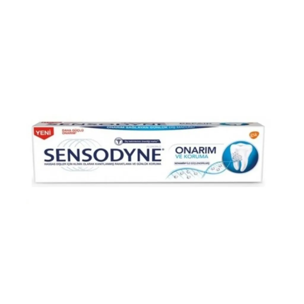 خمیر دندان سنسوداین مدل repair and protection حجم 75 میلی لیتر